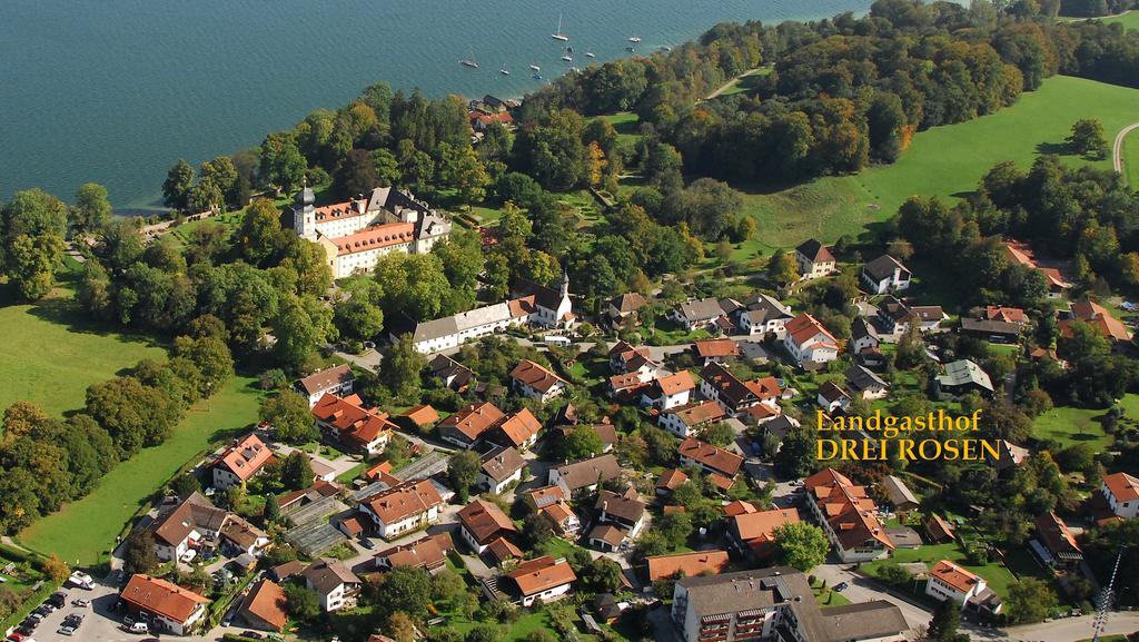 Bernried am Starnberger See Landgasthof Drei Rosen מראה חיצוני תמונה